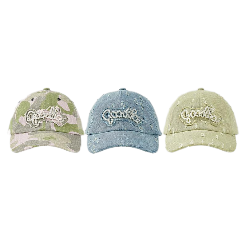Colorful Baseball Cap with Pearl